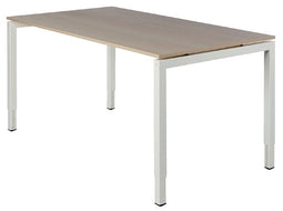 Nice Price Office - Bureau fyra 120x80cm instelbaar wit blad ew