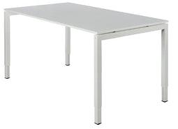 Nice Price Office - Bureau fyra 120x80cm instelbaar wit blad wit