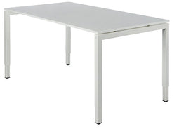 Nice Price Office - Bureau fyra 200x100cm instelbaar wit blad wit