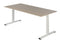 Nice Price Office - Bureau pro-fit 120x80cm instelbaar wit blad ew