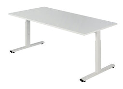 Nice Price Office - Bureau pro-fit 120x80cm instelbaar wit blad wit