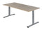 Nice Price Office - Bureau pro-fit 160x80cm instelbaar alu blad ew