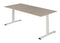 Nice Price Office - Bureau pro-fit 160x80cm instelbaar wit blad ew