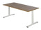 Nice Price Office - Bureau pro-fit 160x80cm instelbaar wit blad no