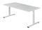 Nice Price Office - Bureau pro-fit 160x80cm instelbaar wit blad wit
