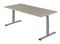 Nice Price Office - Bureau pro-fit 180x80cm instelbaar alu blad ew