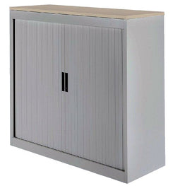 Nice Price Office - Jaloeziedeurkast 3oh 120cm alu topblad ew