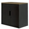 Nice Price Office - Jaloeziedeurkast 3oh 120cm zwart topblad no