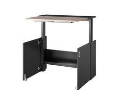 Nice Price Office - Zit-sta werkplek homefit vicenza eiken zwart