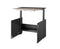 Nice Price Office - Zit-sta werkplek homefit vicenza eiken zwart