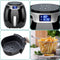 Niceey Airfryer XXL - Heteluchtfriteuse - 1800W - 8,0L - Incl. Kookboek - Zwart