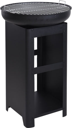 Niceey Barbeque - BBQ - Barbecues - BBQ Houtskool - Skolttelbraai - Met opslag ruimte - Ø61CM - Zwart