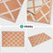 Niceey Buitenkleed - Tuintapijt - Vloerkleed - Omkeerbaar - 120x180cm - Apricot/Wit