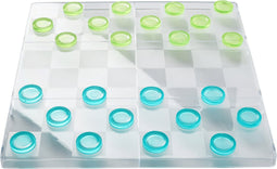 Niceey Dambord - Bordspel - Spelletjes voor volwassenen - Reisspellen - Spellen - Transparant