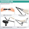 Niceey Hangmat met Standaard - 2 Persoons - Incl. Bekerhouder - Tot 250kg Draagkracht - Beige