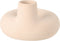 Niceey Kandelaar - Kaarshouder - Kaarsenstandaard - Voor 1 kaars - Porselein - Rond- Beige