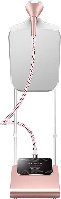 Niceey Kledingstomer - Incl. Strijkplank - Met 6 Standen - Stoomreiniger - 1800Watt - 2,5L Watercapaciteit - Stoomstrijkijzer - Wit/Roze