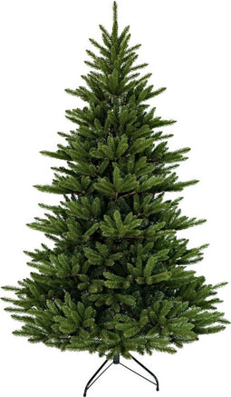 Niceey Kunstkerstboom - 215cm - Metalen Standaard - Kunst Kerstboom voor Binnen - Zonder Verlichting - Groen