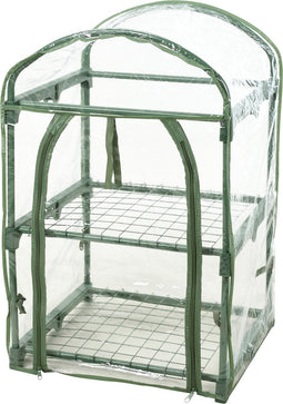 Niceey Kweekkas - Moestuin - Tuinkas - Kweektafel - Broeikas - 2 Laags - 50X45XH84CM