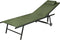 Niceey Ligbed - Opvouwbaar - Inclusief Hoofdkussen - Zonnebed - Ligstoel - Verstelbaar - Tuin - Weerbestendig - Donkergroen