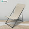 Niceey Ligstoel Opvouwbaar - Strandstoel Inklapbaar - Campingstoel - Tuin - Beige