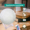Niceey Maanlamp 3D – Maan Lamp 20 cm – Tafellamp slaapkamer - Maanlampje met 16 kleuren – Oplaadbaar Kinder Tafellamp – Met afstandsbediening