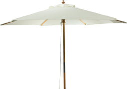 Niceey Parasol - Hout - 250CM - Creme
