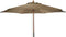 Niceey Parasol - Stokparasol - Hout - 250CM - Taupe