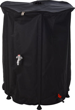 Niceey Regenton - Buitenkraan - 500 Liter - Opvouwbaar -80x100CM - Zwart