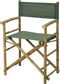 Niceey Regisseursstoel - Klapstoel - Strandstoel opbvouwbaar - Visstoel - Bamboe - Set van 2 - Groen
