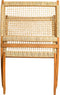 Niceey Rotan Loungestoel Set Van 2 - Vouwbaar - FSC bamboe - Rotan -Hout