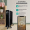 Niceey Smart Olieradiator - Elektrische Kachel - Oliegevulde Radiator - Verwarming - Per App Bedienbaar - Met Afstandsbediening - Met Timer - 3 Standen - tot 2000W - Zwart