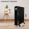 Niceey Smart Olieradiator - Elektrische Kachel - Oliegevulde Radiator - Verwarming - Per App Bedienbaar - Met Afstandsbediening - Met Timer - 3 Standen - tot 2000W - Zwart