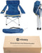 Niceey Strandstoel Opvouwbaar - met Bekerhouder - Inklapbaar - Campingstoel - Tuinstoel - Met Draagtas - Blauw