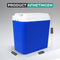 Niceey Thermo Elektrische Koelbox - 24 Liter - Koelbox Elektrisch 12v 230 Volt - Coolbox - Koelt & Verwarmt - Blauw