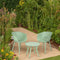Niceey Tuinset - 3 Delig - Weerbestendig - Tuintafelset - Balkonset - Polypropyleen - Lichtgroen