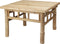 Niceey Tuintafel - Bijzettafel buiten - Klaptafel - Balkontafel - Bamboe - 57X57XH38CM