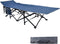 Niceey Veldbed - Stretcher - 150KG Draagkracht - Kampeerbed - Vouwbed - Campingbed Volwassenen - Ligbed - Opvouwbaar Bed - Reisbed - Blauw