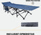 Niceey Veldbed - Stretcher - 150KG Draagkracht - Kampeerbed - Vouwbed - Campingbed Volwassenen - Ligbed - Opvouwbaar Bed - Reisbed - Blauw