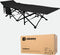 Niceey Veldbed - Stretcher - 150KG Draagkracht - Kampeerbed - Vouwbed - Campingbed Volwassenen - Ligbed - Opvouwbaar Bed - Reisbed - Zwart