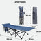 Niceey Veldbed - Stretcher - 150KG Draagkracht - Kampeerbed - Vouwbed - Campingbed Volwassenen - Ligbed - Opvouwbaar Bed - Reisbed - Blauw