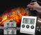 Niceey Vleesthermometer - BBQ Thermometer - Oventhermometer - Kookwekker - Digitaal