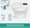 Niceey Voetenbad ZD3000 - Opvouwbaar - Voetenbad met massage - Tot 48°C - Elektrisch Voetbad met Bubbelfunctie – Infrarood Voetmassage - Met Afstandsbediening - 14L - Wit