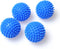Niceey Wasdrogerballen - Wasbollen voor wasmachine - Droogballen - 4 Stuks - Blauw