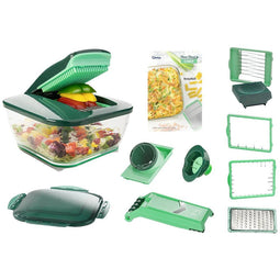 Nicer Dicer 27061 Chef, set 15-delig, groen