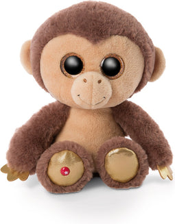 Nici aap Hobson pluche knuffel - bruin - 25 cm