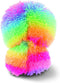 Nici egel Boswell pluche knuffel - fantasie kleuren - 25 cm