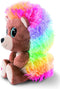 Nici egel Boswell pluche knuffel - fantasie kleuren - 25 cm