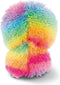 Nici egel Boswell pluche knuffel - fantasie kleuren - 25 cm