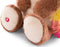Nici egel Boswell pluche knuffel - fantasie kleuren - 25 cm